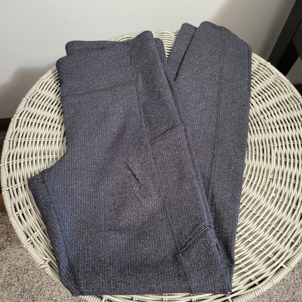 Gray Textured Lululemon leggings
